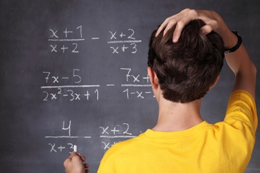 The math problem was challenging for him, but he was confident that he could solve it.